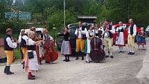 Zahájení plavení na Schwarzenberském plavebním kanále na Jeleních Vrších.