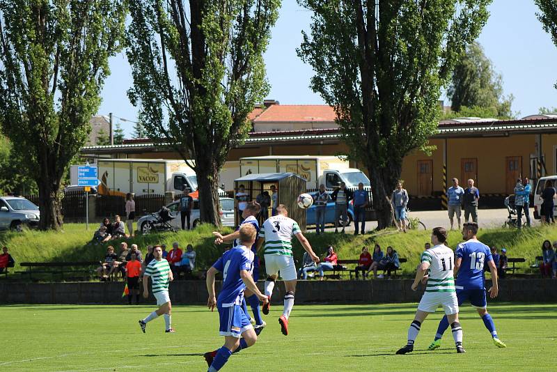 Fotbalová I.B třída: Vacov - Sousedovice 1:1.