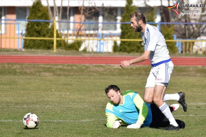 Fotbalová I.A: Vimperk - Nová Ves u ČB 1:4.