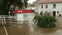 Povodně 2002 - Prachaticko - Husinec