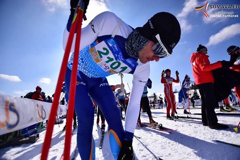 Šumava o víkendu žila dalším ročníkem Šumavského skimaratonu.