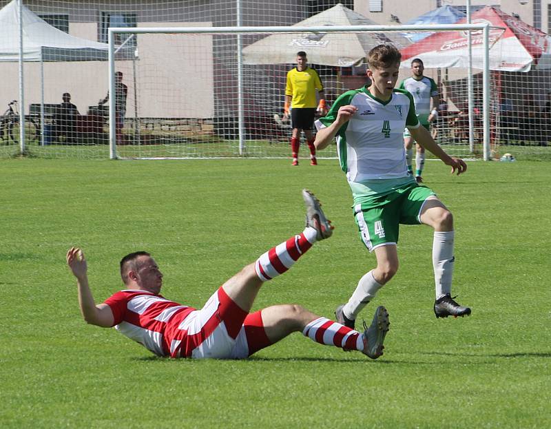 Fotbalová I.B třída: Lhenice - Střelské Hoštice 3:0 (2:0). Foto: Jan Klein