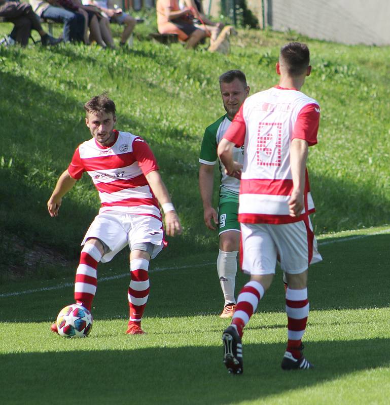 Fotbalová I.B třída: Lhenice - Střelské Hoštice 3:0 (2:0). Foto: Jan Klein