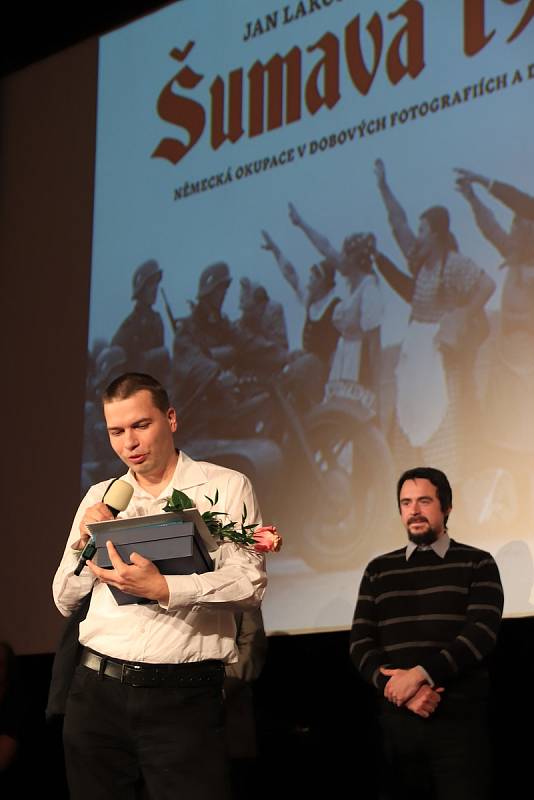 Slavnostní galavečer a vyhlášení cen Festivalu Šumava Litera ve Vimperku. Foto: Leoš Russ