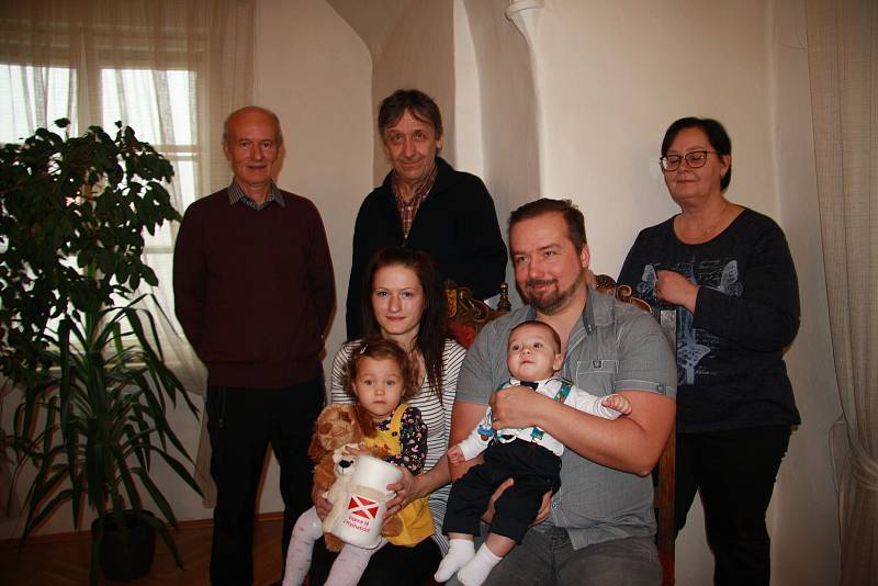 Alex Maun s rodinou.