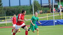 Fotbalová A třída: Prachatice - Strunkovice 1:1.