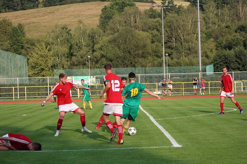 Fotbalová A třída: Prachatice - Strunkovice 1:1.