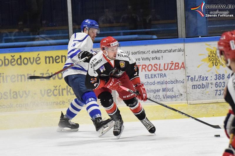 Dohrávka KL hokejistů: HC Vimperk - Pelhřimov 2:5.