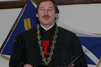 Patriarcha Církve československé husitské PhDr. Tomáš Butta v Husinci.