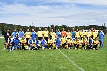 Pouťový fotbal starých gard: Čkyně - Vacov 4:2.