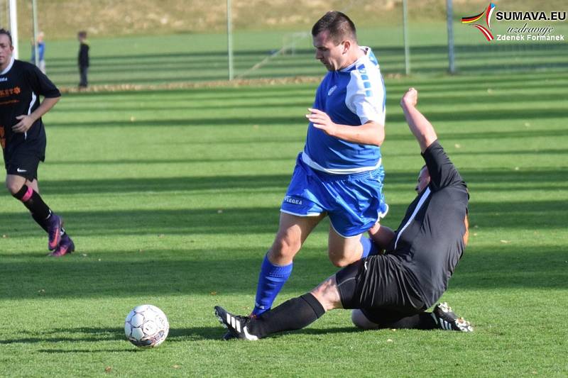 Fotbalový OP Prachaticka: Vacov B - Volary 5:2.