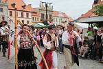 Zahájení Slavností solné Zlaté stezky se opět neslo v duchu renesance. Nechyběla partnerská města, renesanční průvod ani karavana se solí.