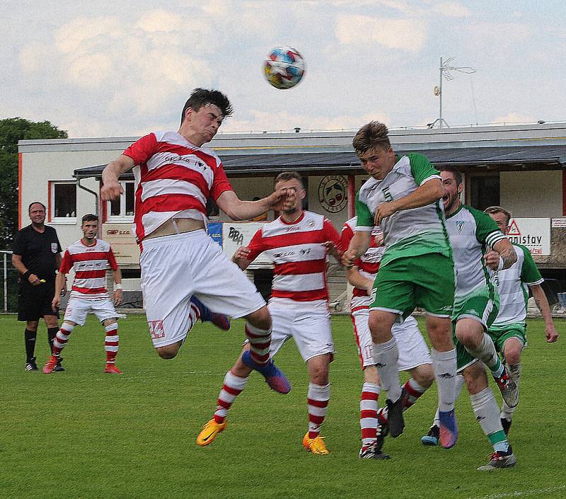 Fotbalová I.B třída: Lhenice - Střelské Hoštice 3:0 (2:0). Foto: Jan Klein