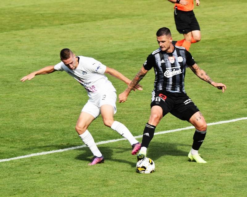 FORTUNA:LIGA: Dynamo České Budějovice - Slovácko 2:2.