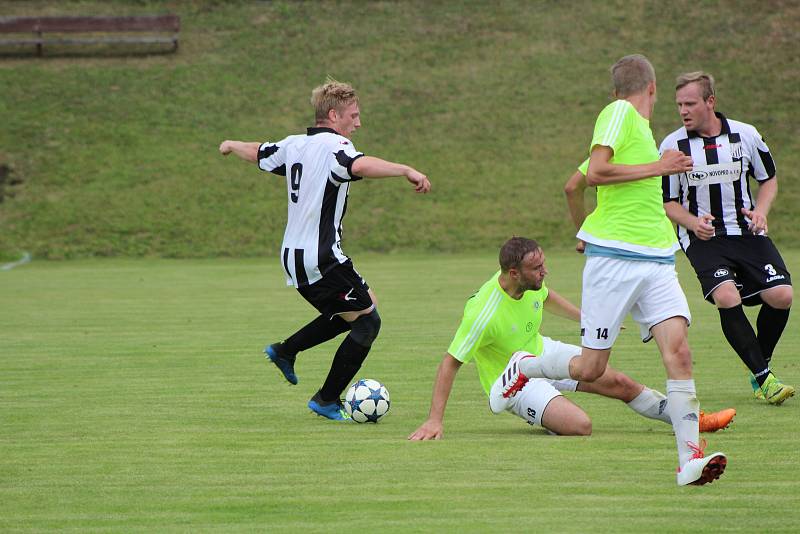 Fotbalová I.B třída: Stachy - Dražejov 2:1.