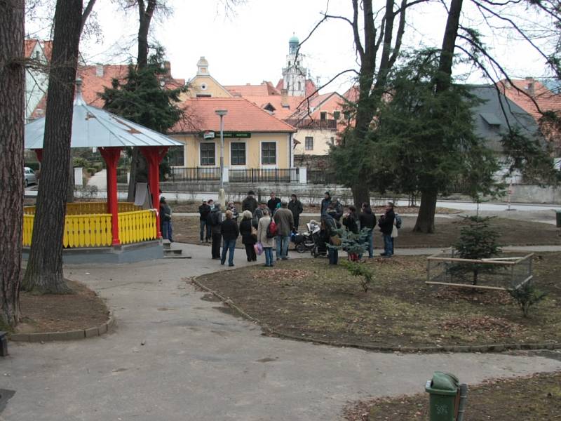 Štěpánčin park v Prachaticích