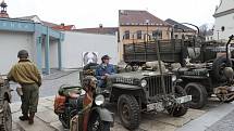 V pátek 6. května 2022 přijela do Volar kolona historických vozidel americké armády z Klubu vojenské historie Gabreta.