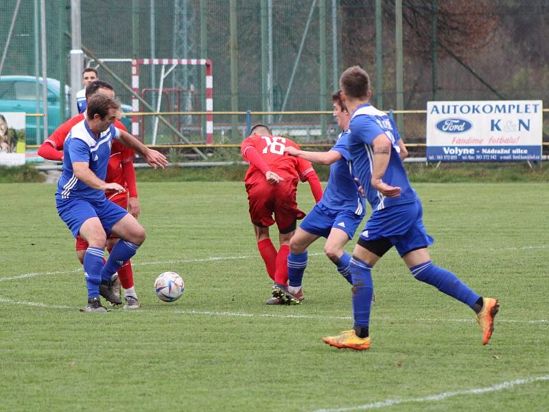 Fotbalová I.A třída: SK Čkyně - 1. FC Netilice 5:0 (0:0).