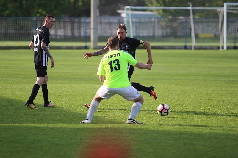 Fotbalová I.B třída: Volyně - Stachy 4:1.