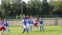 Fotbalový kraj: Lažiště - Třeboň 1:1.