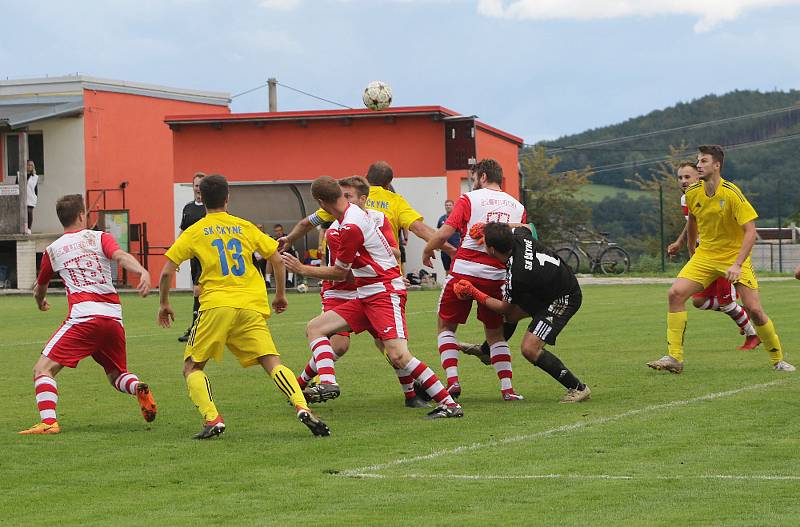 Fotbalová I.A třída: SK Lhenice - SK Čkyně 1:2 (0:1).