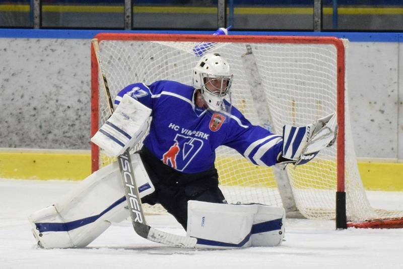 Hokejová Krajská liga: Vimperk - Humpolec 2:3.