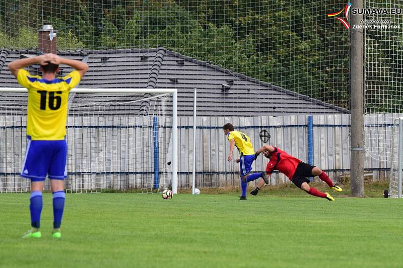 Volyně - Čkyně 0:2.