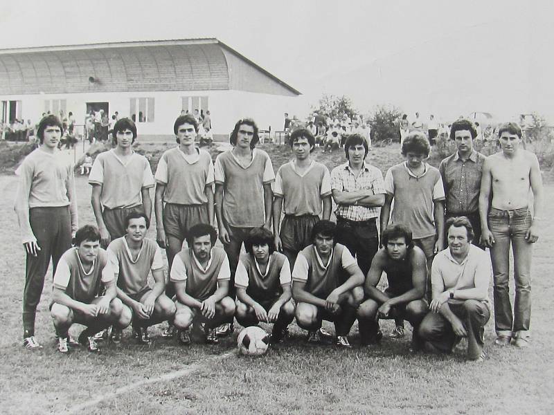 Z historie lažišťského fotbalu. Foto: Archiv FK Lažiště