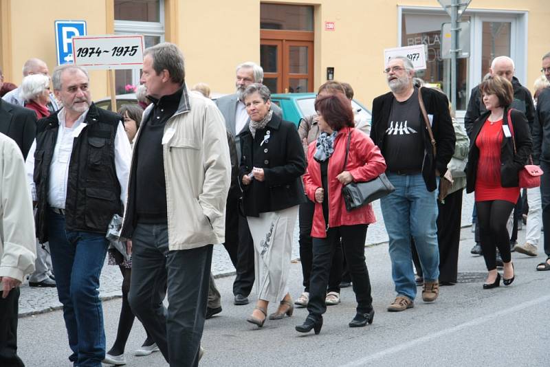 Prachatické gymnázium si připomnělo 150. výročí.