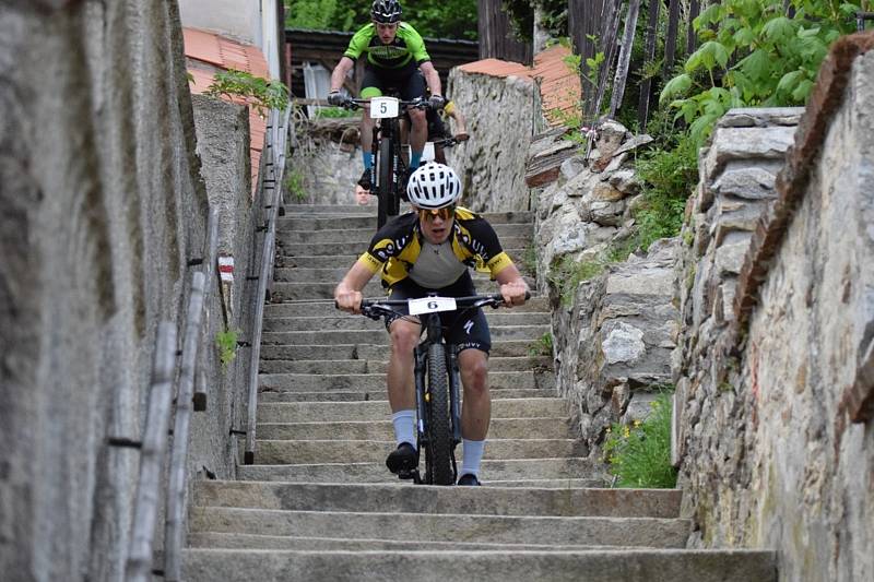 Bikeři si to rozdali při Vimperských schodech. Foto: Zdeněk Formánek