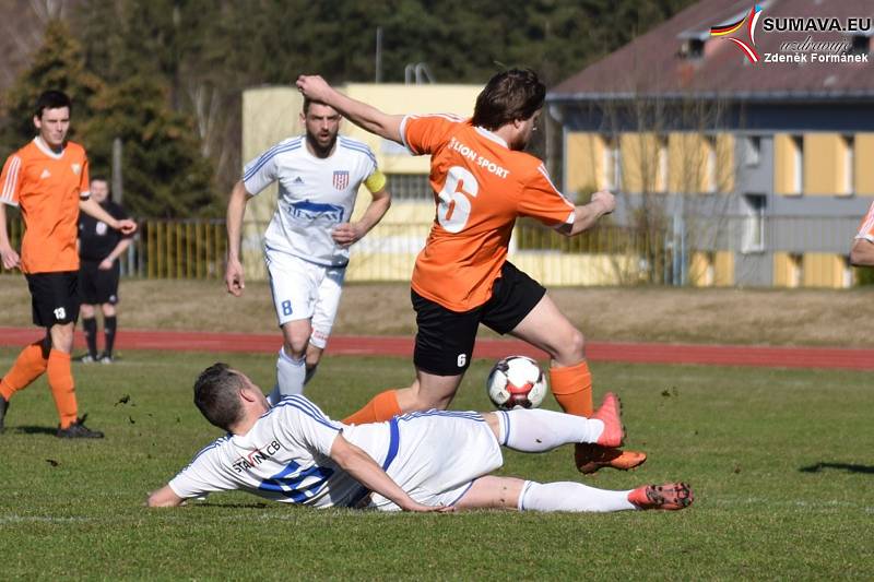 Fotbalová I.A: Vimperk - Nová Ves u ČB 1:4.