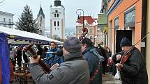 Masopustní průvod se prošel Vimperkem.