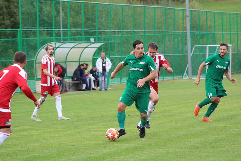 Fotbalový KP: Lažiště - Blatná 6:1.