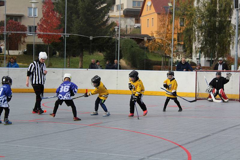 Prachatická Highlanders aréna hostila turnaj mladších a starších přípravek z jihu Čech.