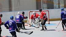 Play off 2. ligy hokejbalistů: Volary - Tábor 0:16.