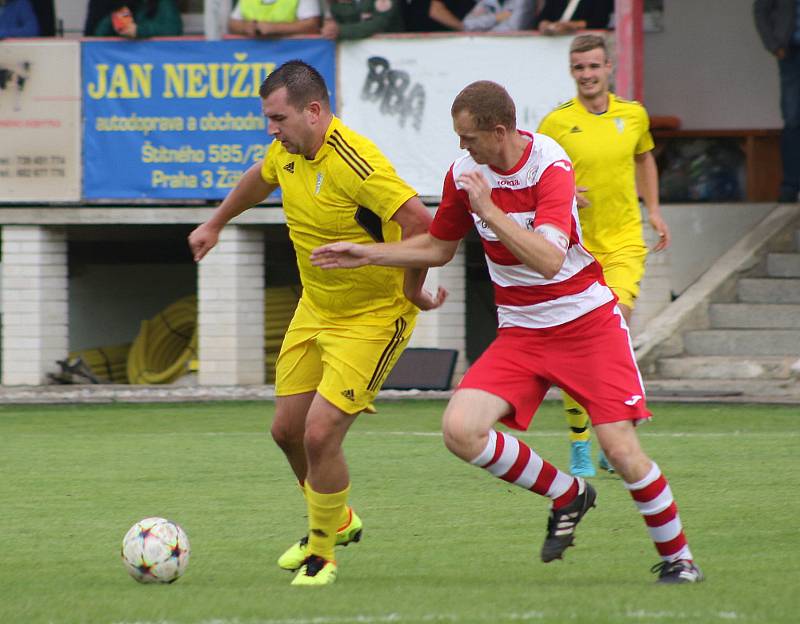 Fotbalová I.A třída: SK Lhenice - SK Čkyně 1:2 (0:1).