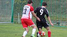 Fotbalová A třída: Prachatice B - Trhové Sviny 0:4.