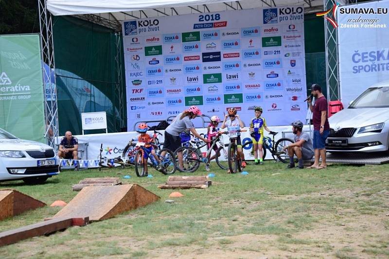 Bikeři zdolávali 21. Šumavský MTB maraton. Foto: Zdeněk Formánek