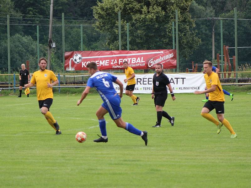 Fotbalová příprava: Čkyně - Kovářov 4:2.