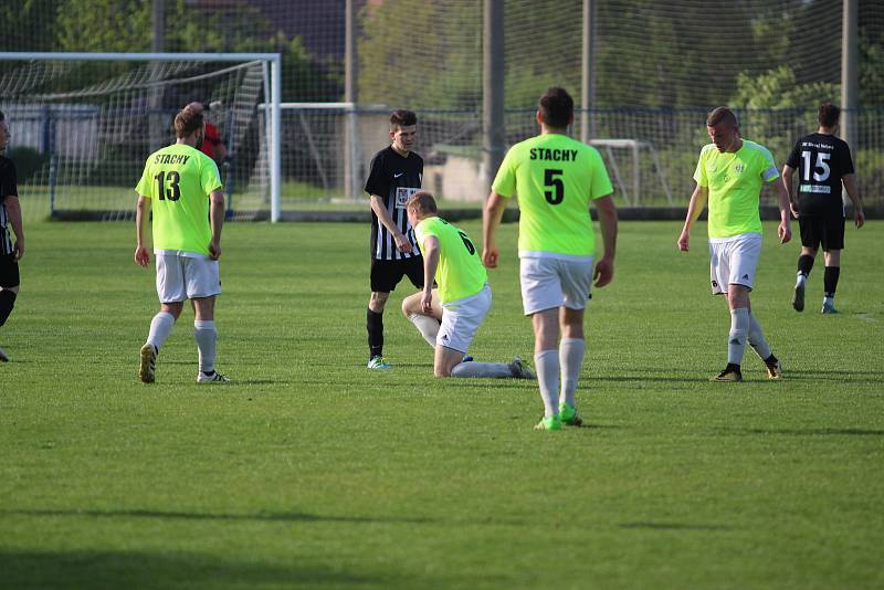 Fotbalová I.B třída: Volyně - Stachy 4:1.