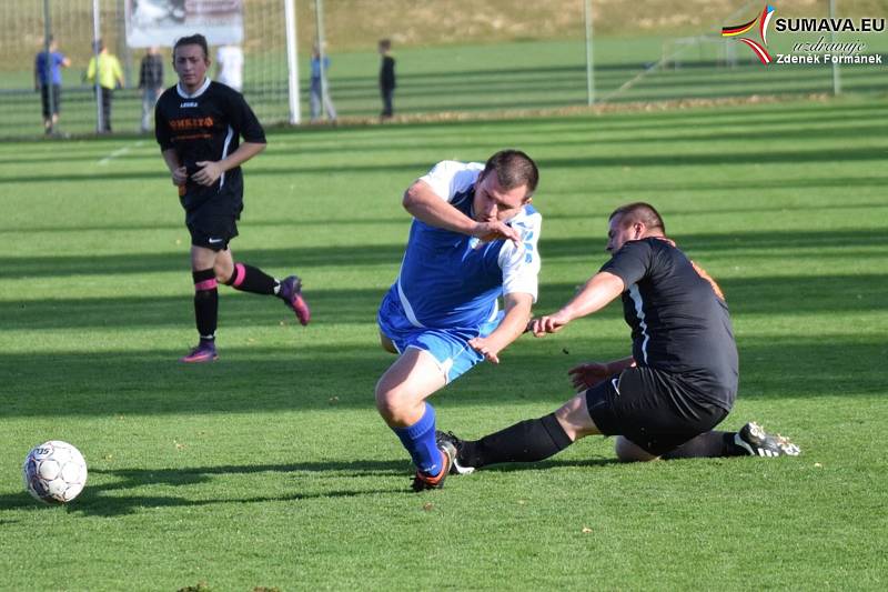 Fotbalový OP Prachaticka: Vacov B - Volary 5:2.