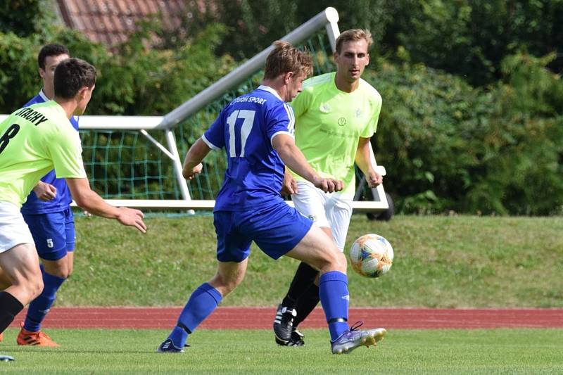 Přípravný fotbal: Šumavan Vimperk - Sokol Stachy 5:0 (4:0).