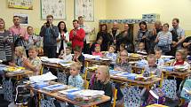 Začátek školního roku v Základní škole ve Vodňanská v Prachaticích.