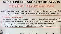 Vyhodnocení kampaně Místa přátelská seniorům 2019 na radnici v Prachaticích.