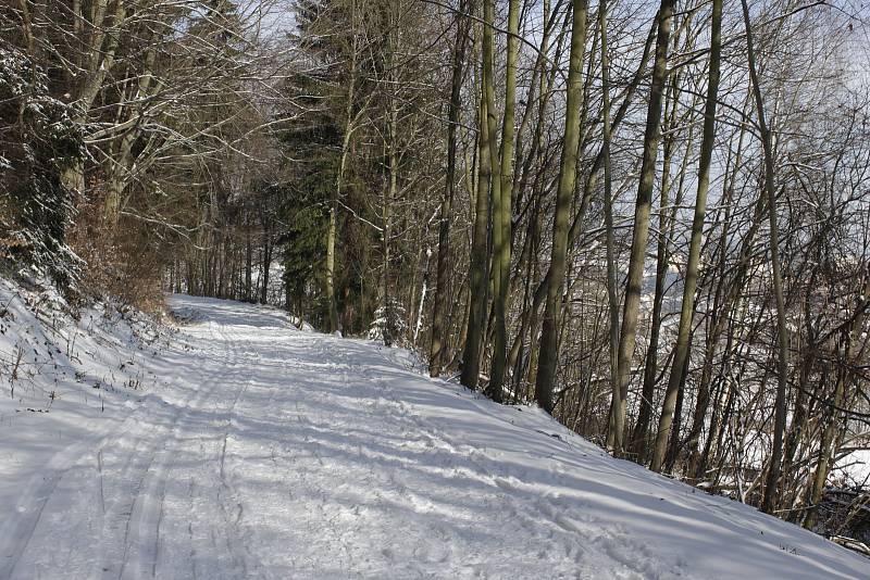 Prachatická tankovka má čerstvě připravenou stopu. Milovníci lyžování tak v pondělí 19. února vyrazili.