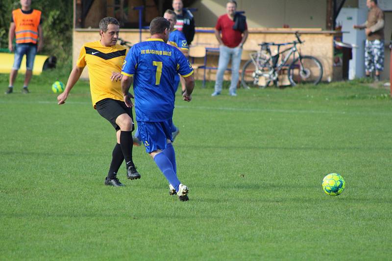 Fotbalový OP Prachaticka: Vlachovo Březí - Vacov B 2:2.