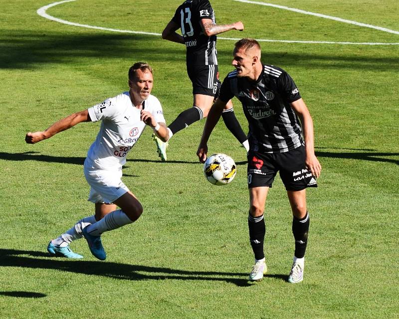 FORTUNA:LIGA: Dynamo České Budějovice - Slovácko 2:2.