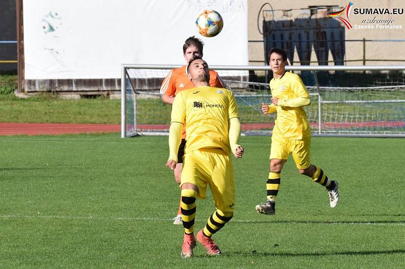 Fotbalová I.A třída: Vimperk - Lhenice 1:1.