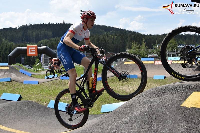 Cyklistický závod Vimperské schody se jel jako součást Majálesu ve Vimperku.