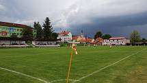 Fotbalová I.B třída: Lhenice - Střelské Hoštice 3:0 (2:0). Foto: Jan Klein